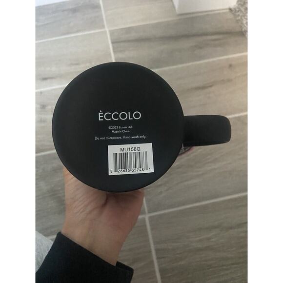 Halloween Skeleton Cowboys Coffee Mug Black Pink Let’s Go Ghouls Soft Touch NEW - Picture 6 of 7